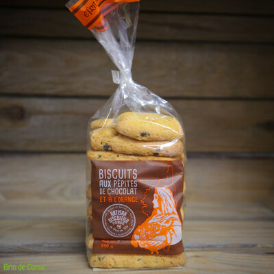 Biscuits aux pépites de chocolat et à l'orange