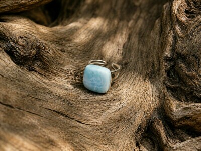 Bague Larimar et Argent 925