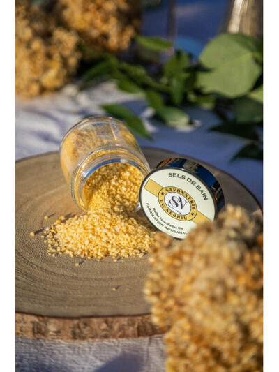 Sels de bain à l'Immortelle